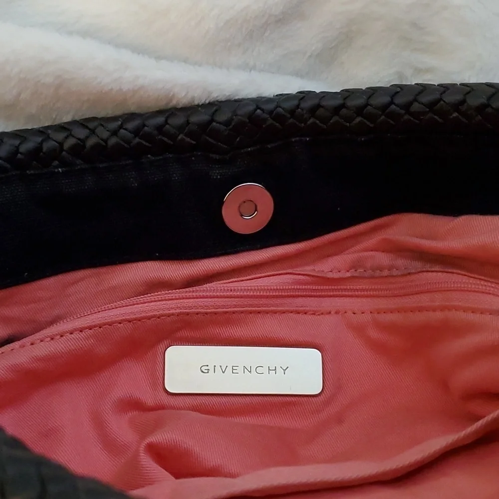 Givenchy Rare Vintage Monogram Logo Hobo Shoulder Bag Purse